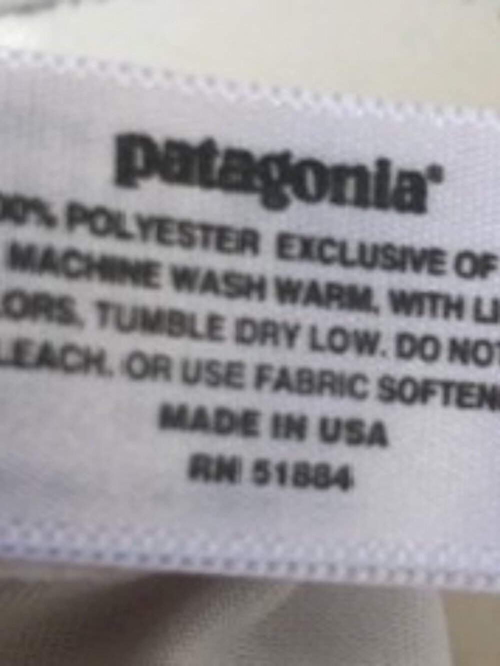 Patagonia White T Shirt, size S - Picture 3 of 6